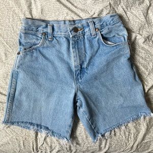 Vintage Wrangler jean shorts